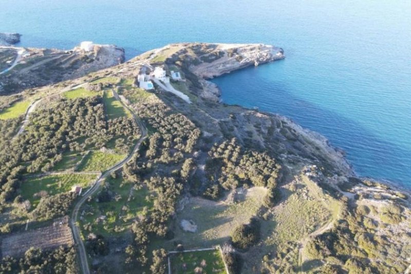 Plaka bei Chania Kreta - Plaka: Meeresfront Baugrundstück mit Baugenehmigung zu verkaufen Grundstück kaufen